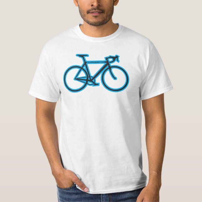 Electric Blue Bike Shirt (Front)