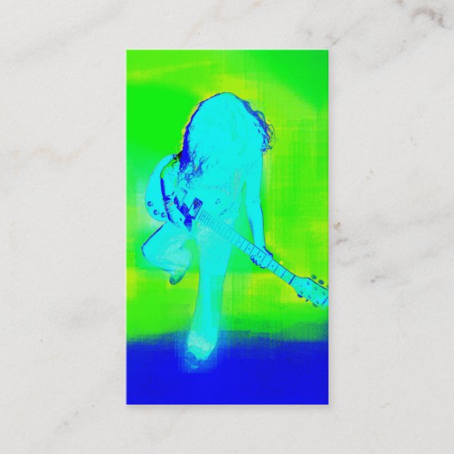 Electric Blue - Business Card (Front)