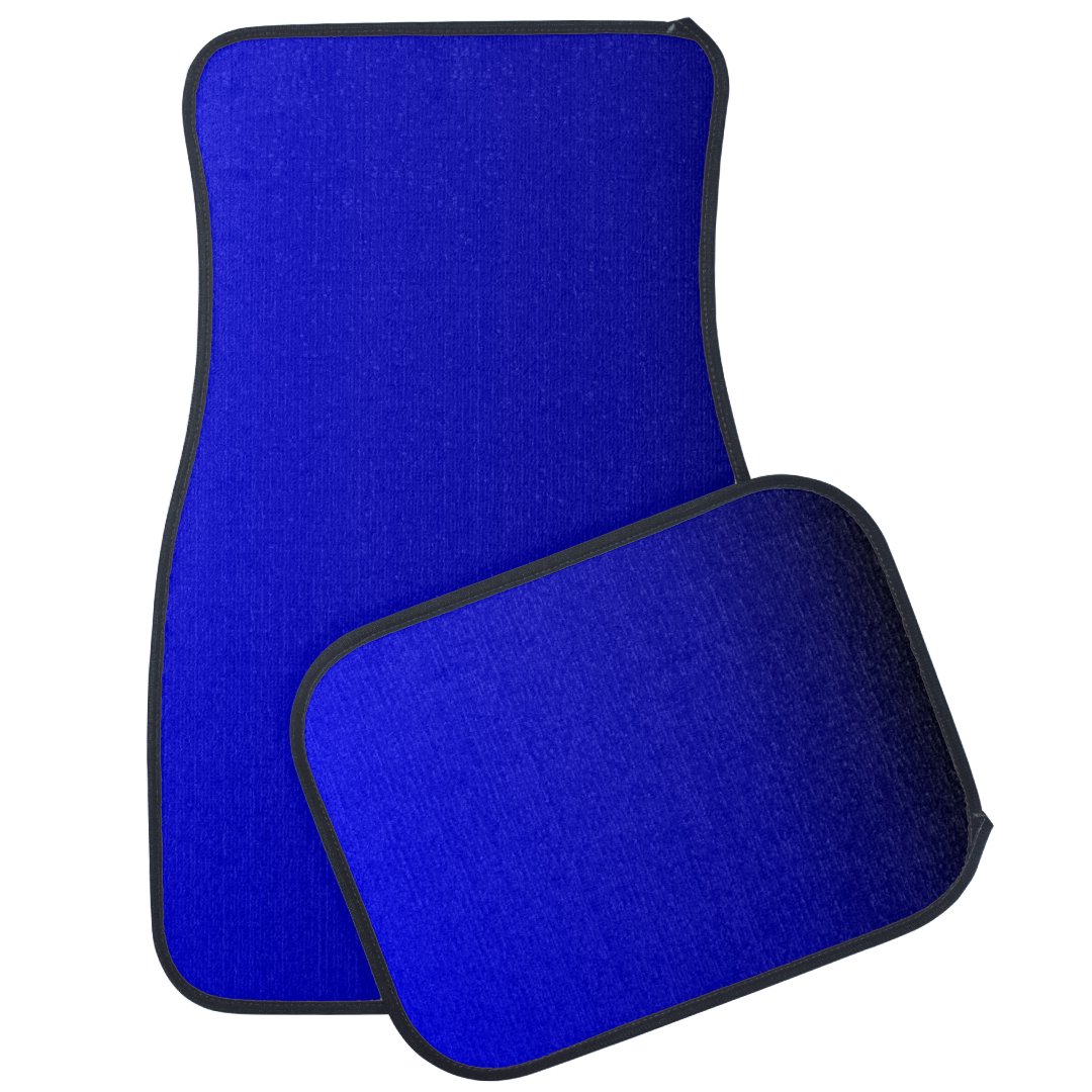 Electric Blue Car Mats Zazzle