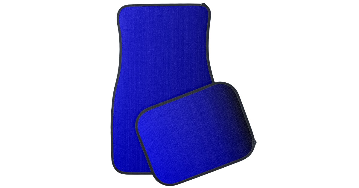 Electric Blue Car Mats Zazzle