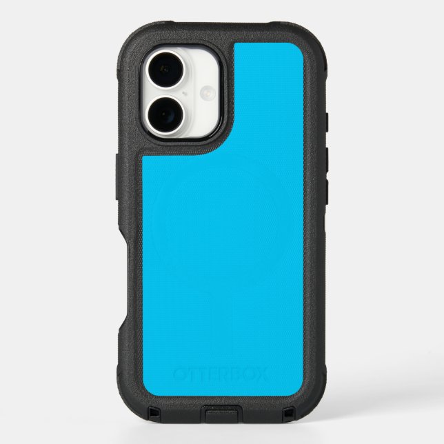 Electric Blue Cyber Pop Otterbox iPhone Case (Back)