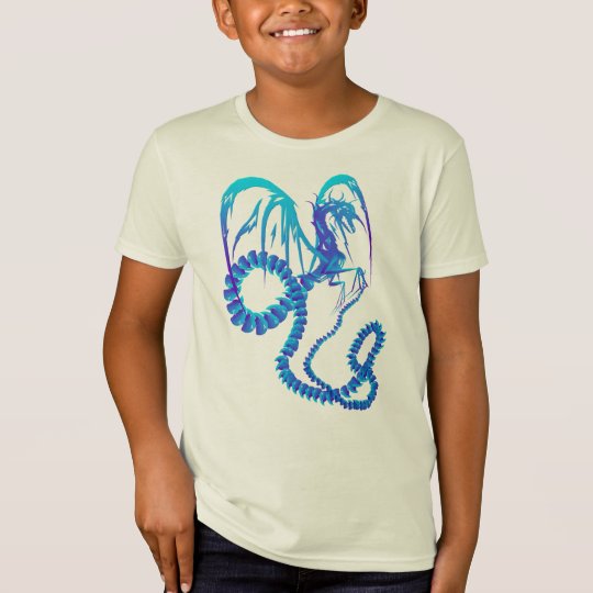 Electric Blue Dragon Shirts