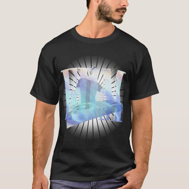 ELECTRIC BLUE EDM T-Shirt (Front)