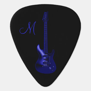 Electric Blue Guitar Guitar Pick