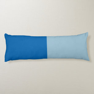 Electric Blue Lemonade and Aquamarine Duo Tone Body Pillow