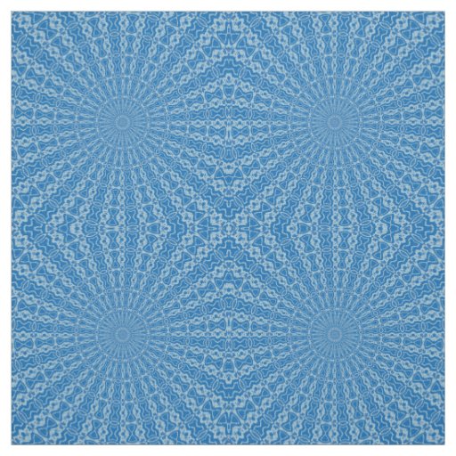 Electric Blue Lemonade and Aquamarine Duo Tone Pat Fabric