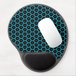 Electric Blue Mandala Gel Mouse Pad