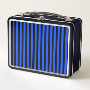 Electric Blue Metal Lunch Box