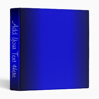 Electric Blue Personal 3 Ring Binder