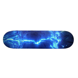 Electric Blue Skateboard Deck