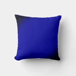 Electric Blue Throw Pillow