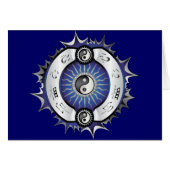 Electric Blue Yin Yang (Front Horizontal)