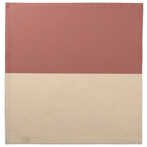 Electric Brown and Bisque Cloth Napkin