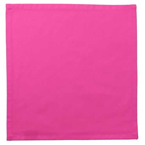 Electric Bubblegum Pink Personalized Trend Color Napkin