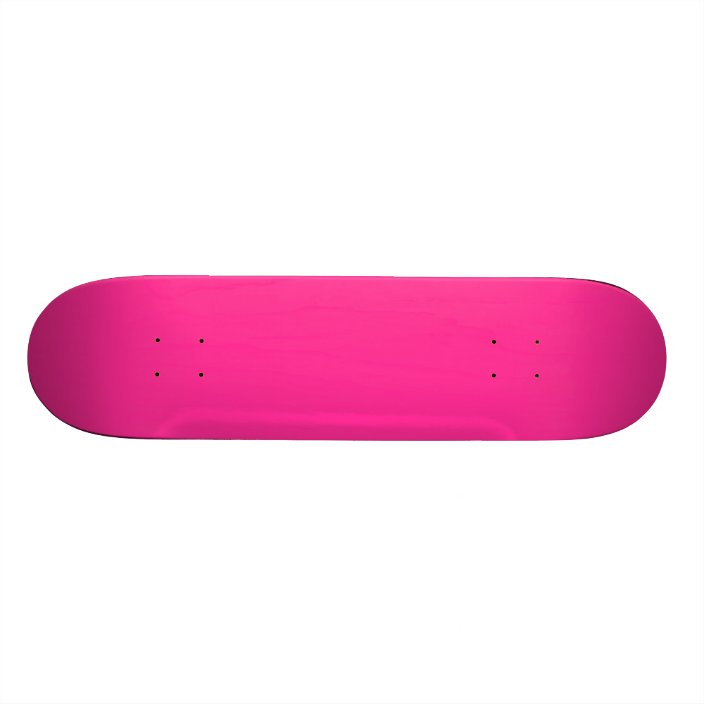 Electric Bubblegum Pink Personalized Trend Color Skateboard Deck
