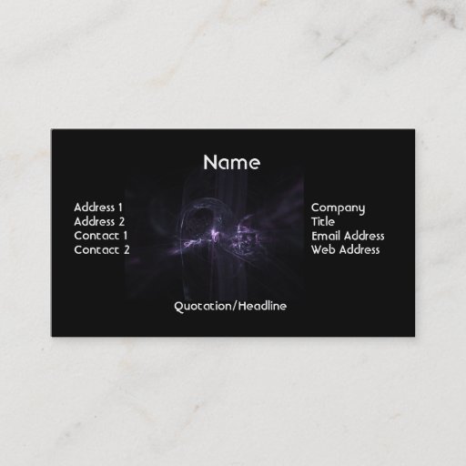 Customizable Electric Business Card