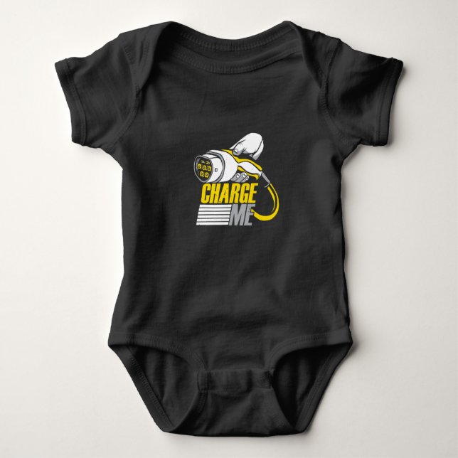 Electric Car Baby Bodysuit (Front)