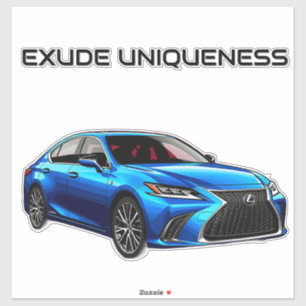 Electric Car with Vibrant Color Splashes Sticker
