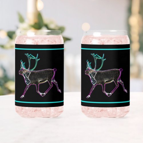 Electric Caribou Can Glass