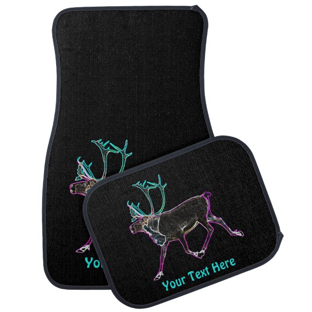 Electric Caribou Car Floor Mat (Set)