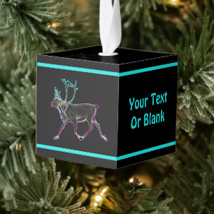Electric Caribou Cube Ornament