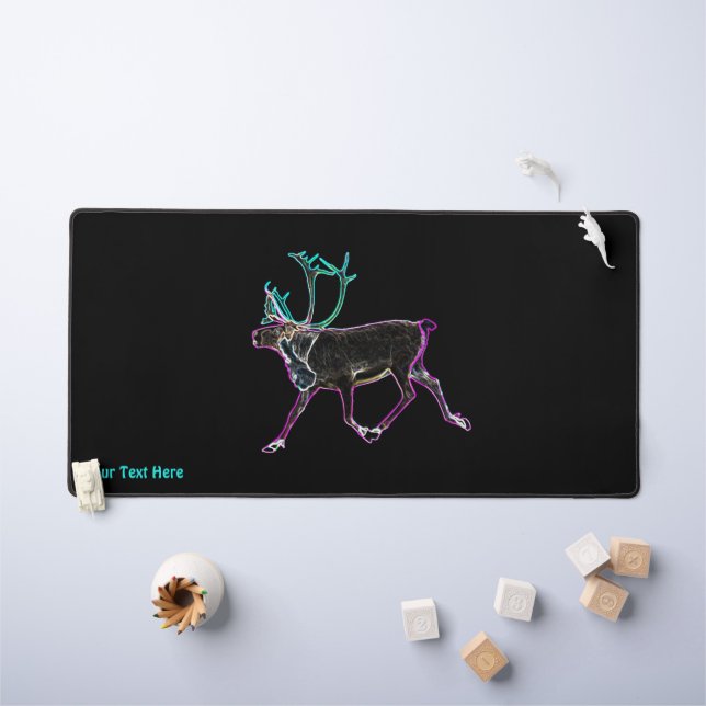 Electric Caribou Desk Mat (Kids Table)