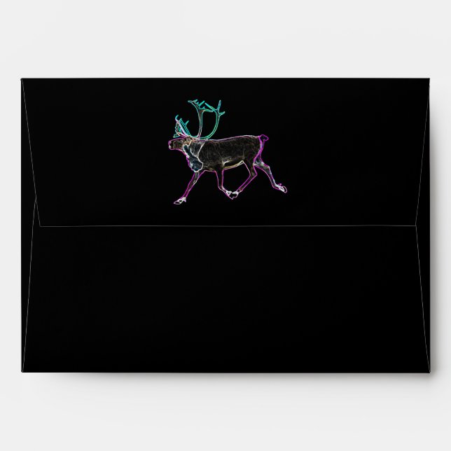 Electric Caribou Envelope (Back (Top Flap))