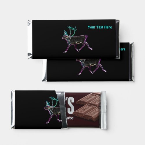 Electric Caribou Hershey Bar Favors