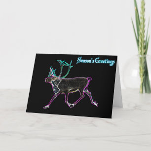 Electric Caribou Holiday Card