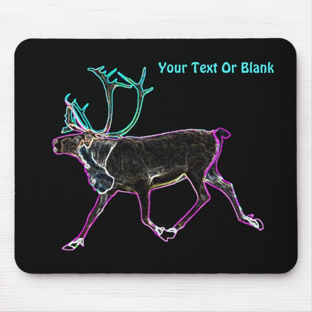 Electric Caribou Mouse Pad (Front)