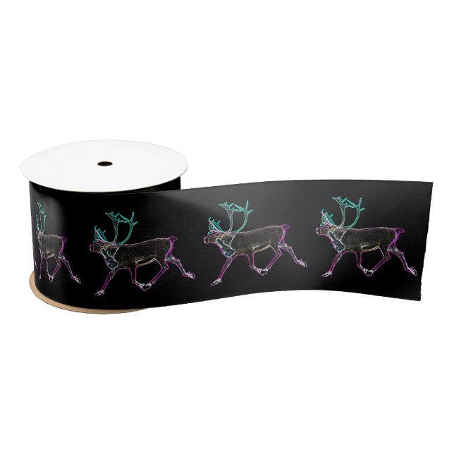 Electric Caribou Satin Ribbon (Spool)