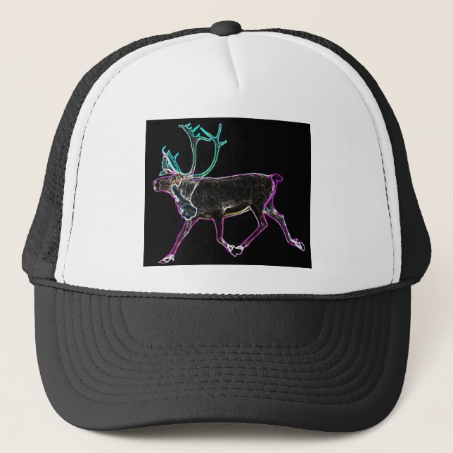 Electric Caribou Trucker Hat (Front)