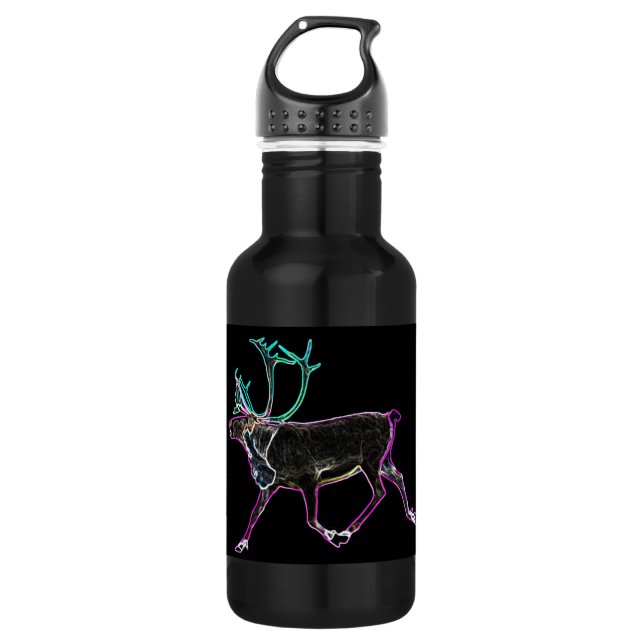 Electric Caribou Water Bottle (Front)