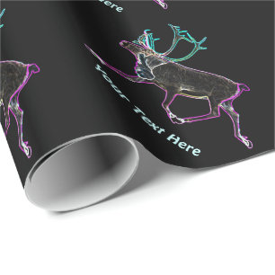 Electric Caribou Wrapping Paper