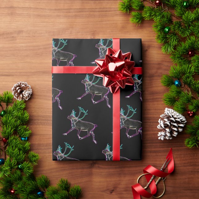 Electric Caribou Wrapping Paper (Holiday Gift)