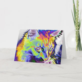 Electric Cat Card