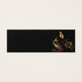 Electric cat face profile bookmark (Front)