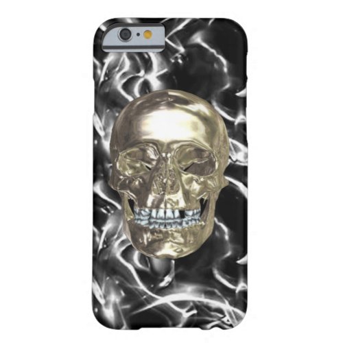 Electric Chrome Skull iPhone 6 Case