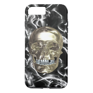 Electric Chrome Skull iPhone 7 Case
