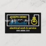 Electric Circuit Board Frame Electrician Service Business Card