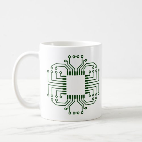 Electric Circuit Board Processor  Coffee Mug