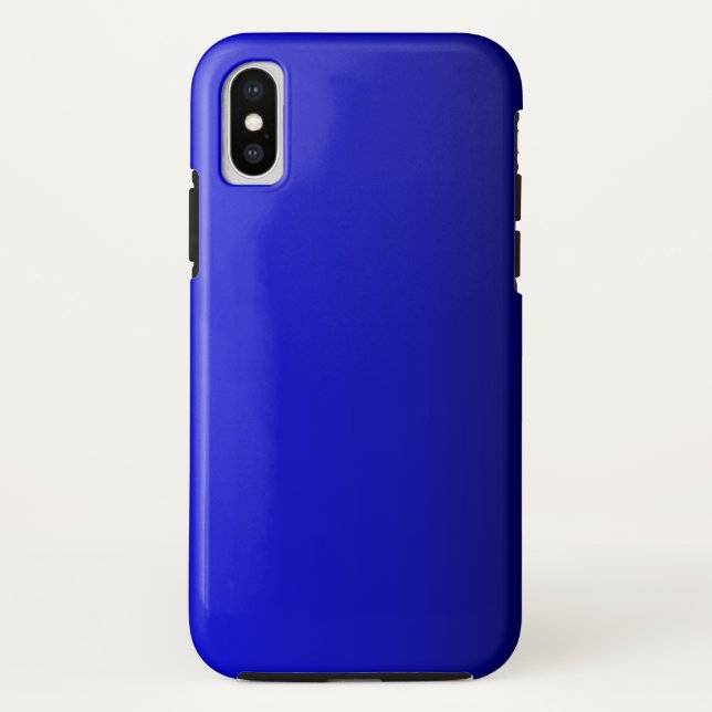 Electric Cobalt Blue iPhone Case (Back)
