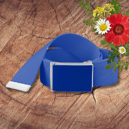 Electric Cobalt Solid Color | Classic Elegant Belt