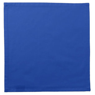 Electric Cobalt Solid Color Classic Elegant Cloth Napkin