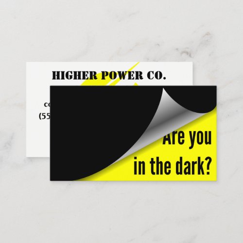 Electric Company _ Electrician _ Bolt Business Card