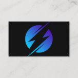 Electric Company - Electrician - Bolt Business Card at Zazzle