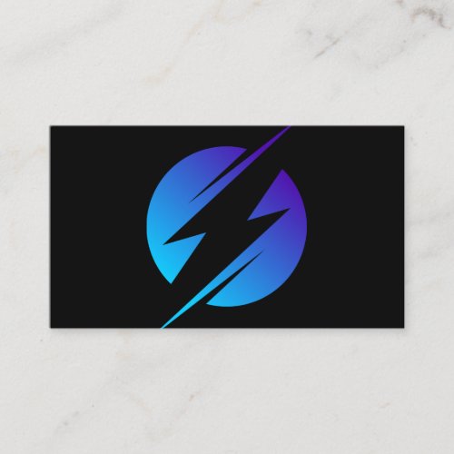 Electric Company _ Electrician _ Bolt Business Card