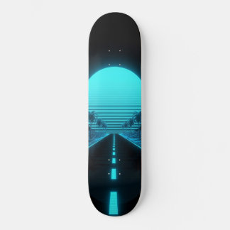 Electric Cruise Synthwave  Skateboard