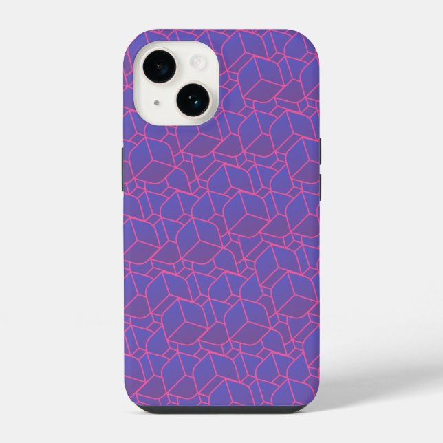 Electric Cubes Iphone Case (Back)