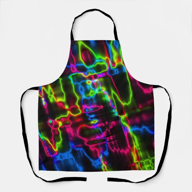 Electric Current Apron in Neon Colors (Front)